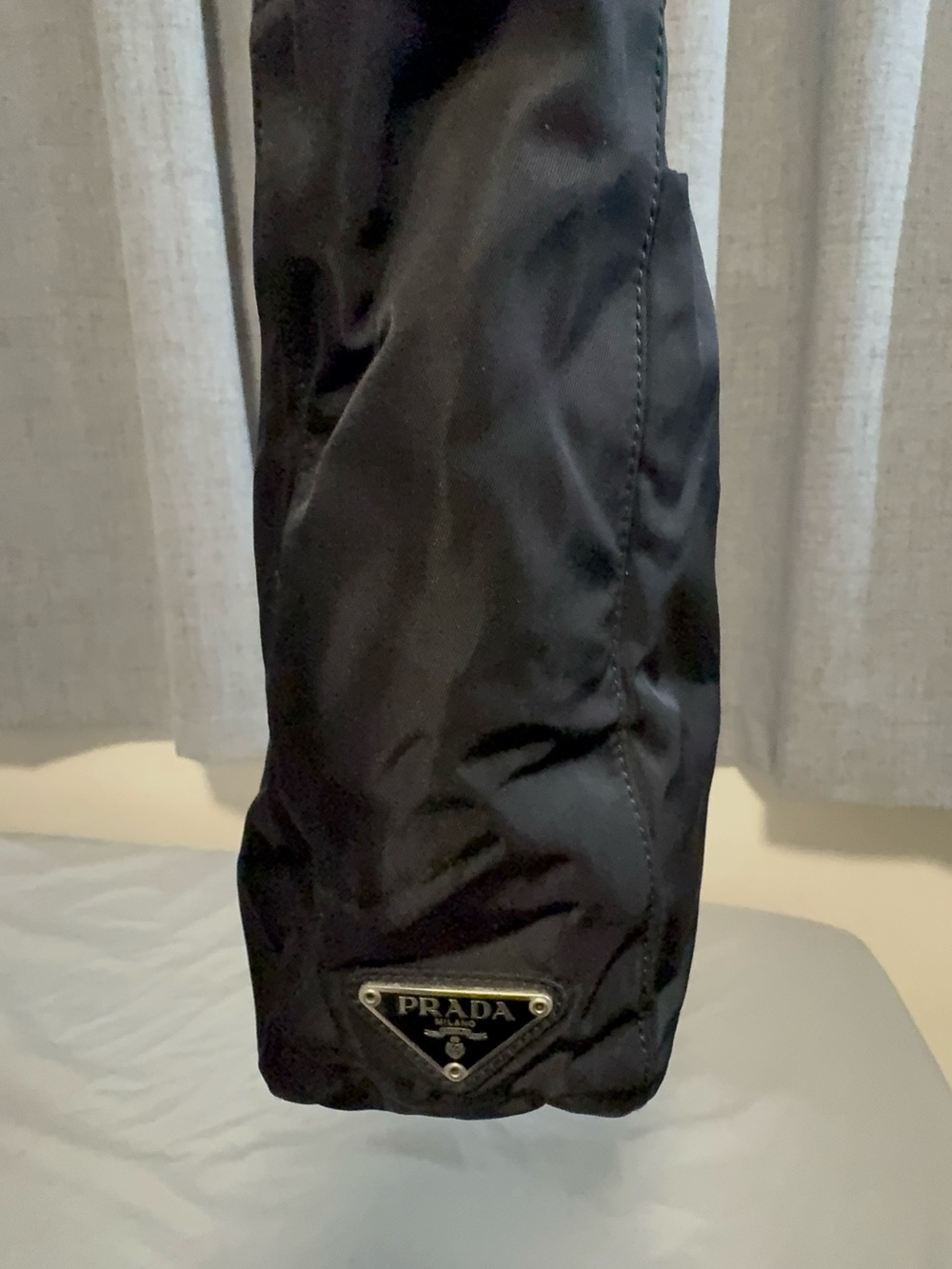 Prada Black Nylon Shoulder Tote with Double Straps - Picture 2 of 2